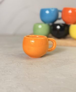 شات سرامیکی خمره ای رنگی ساده کد7598
