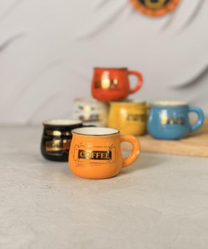 شات خمره ای رنگی کافی طلایی کد 7600