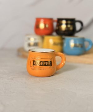 شات خمره ای رنگی کافی طلایی کد 7600