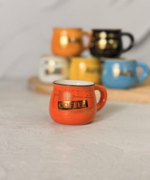 شات خمره ای رنگی کافی طلایی کد 7600