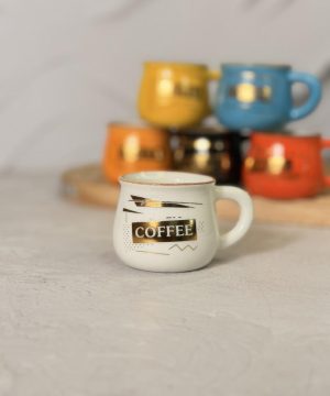 شات خمره ای رنگی کافی طلایی کد 7600