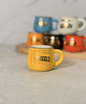 شات خمره ای رنگی کافی طلایی کد 7600