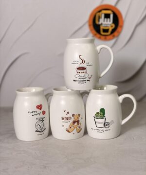 ماگ خمره ای طرح MILK کد 7525