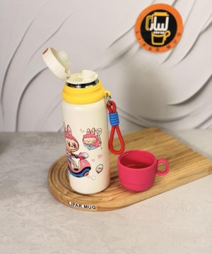 تراول ماگ فلاسکی لبوبو لیوان دار کد 7604