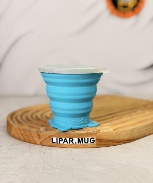 لیوان مسافرتی سیلیکونی تاشو 7607