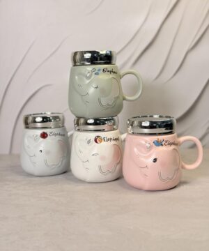ماگ درب اینه ای فیل برجسته کد 7501