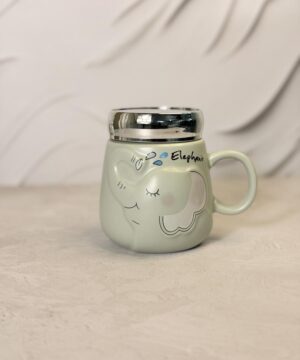 ماگ درب اینه ای فیل برجسته کد 7501