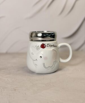 ماگ درب اینه ای فیل برجسته کد 7501