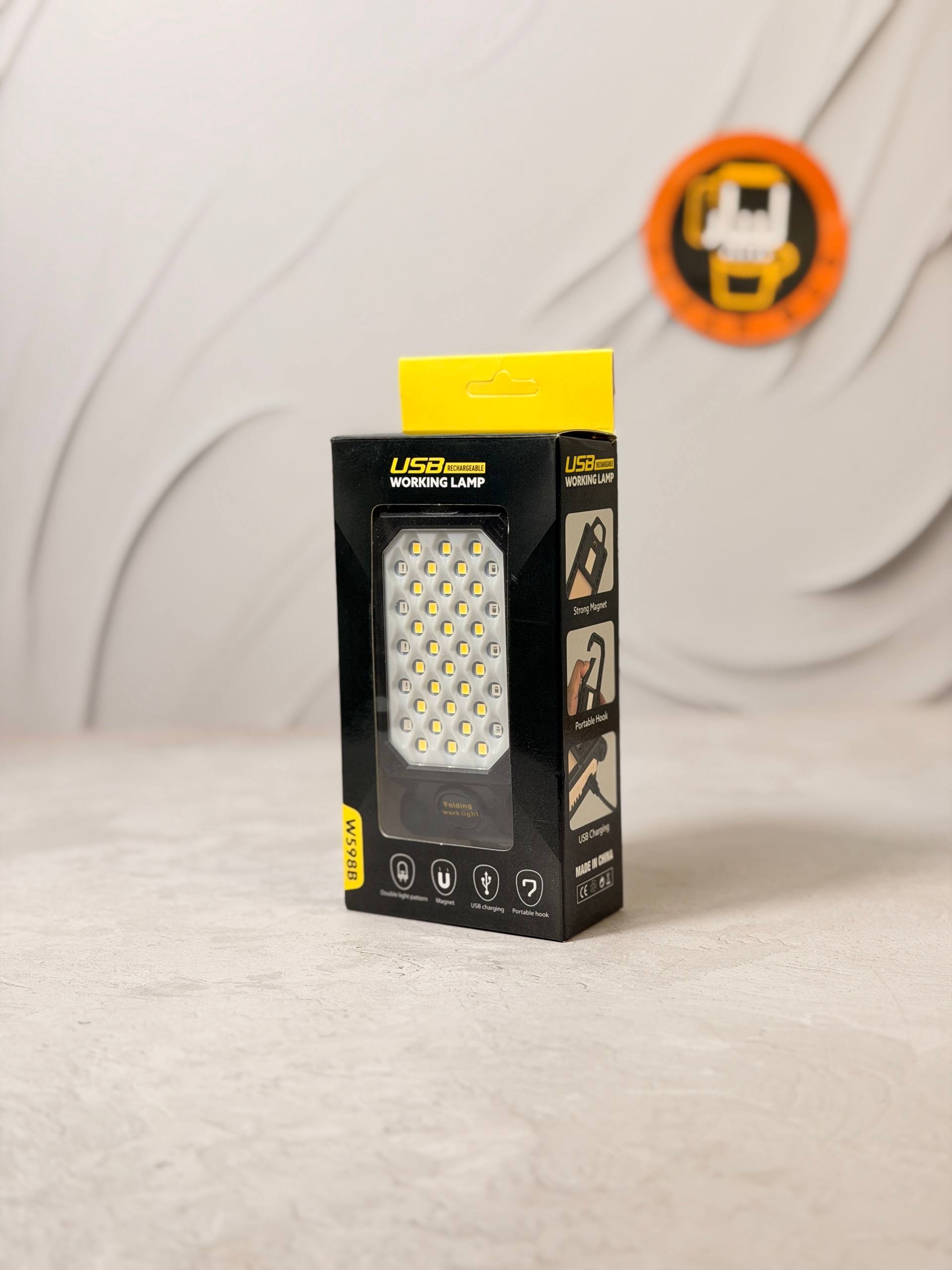 چراغ اضطراری دستی WORKING LAMP کد W598B و W599B شارژی