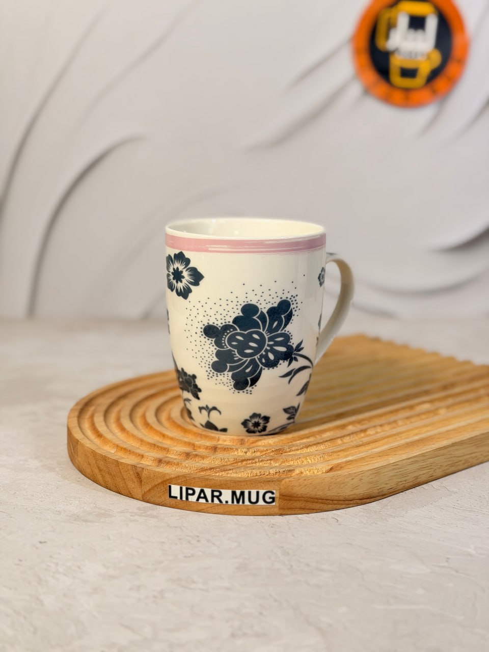 ماگ خمره ای هنری ابی کد 7626-006