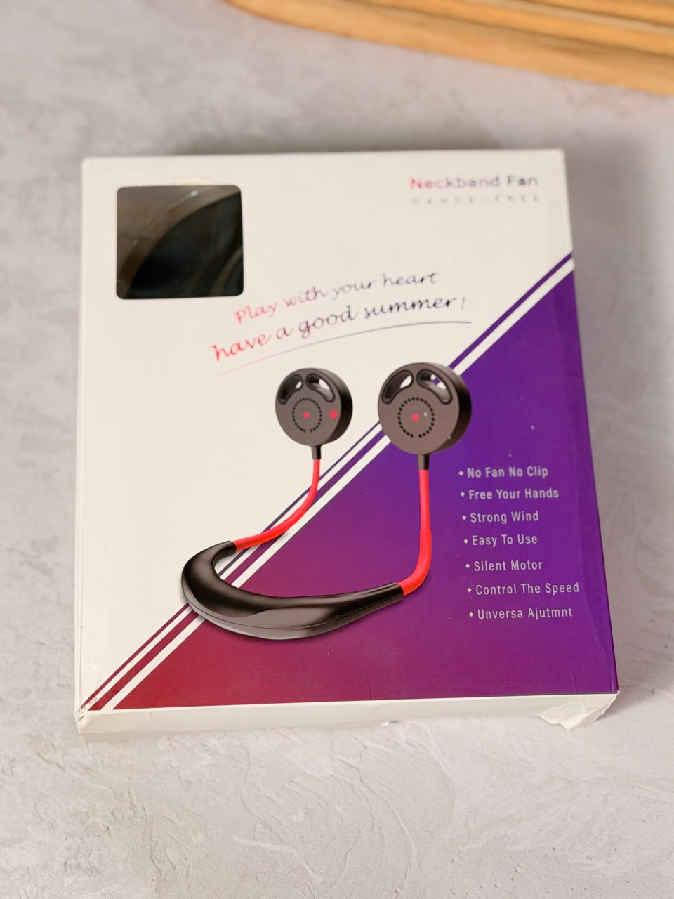 پنکه گردنی NECKBAND FAN انعطاف پذیر کد 7460