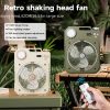 پنکه شارژی f9 vintage tabletop and floor fan