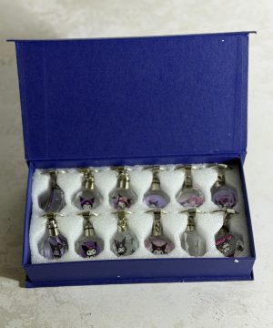 جاکلیدی کریستالی کرومی گرد الماسی کد 7631