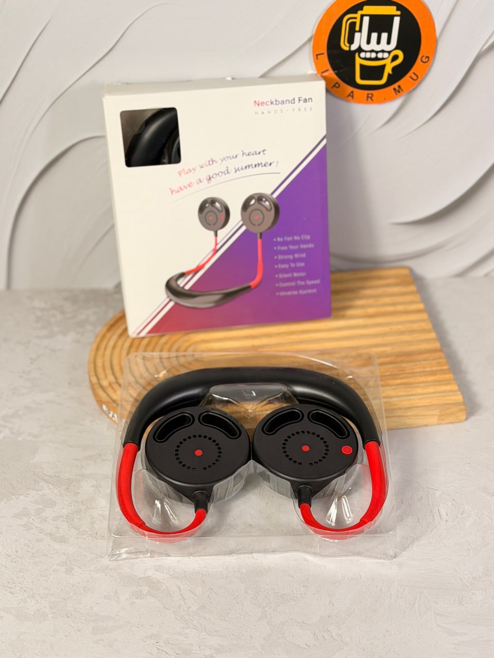 پنکه گردنی NECKBAND FAN انعطاف پذیر کد 7460