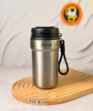 تراول ماگ اچ اس کاپ دوحالته HSCUP دور استیل بزرگ 550 میل کد 7651
