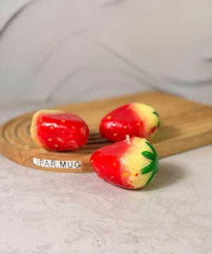 شمع فانتزی میوه ای بسته 3 عددی کد 7666