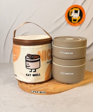 لانچ باکس دوتیکه کیف برزنتی NICE کد 7675