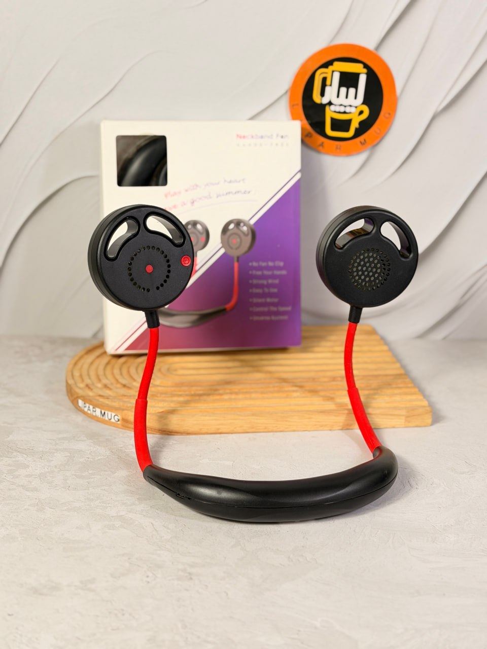 پنکه گردنی NECKBAND FAN انعطاف پذیر کد 7460