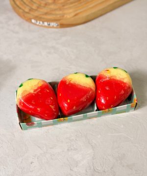 شمع فانتزی میوه ای بسته 3 عددی کد 7666