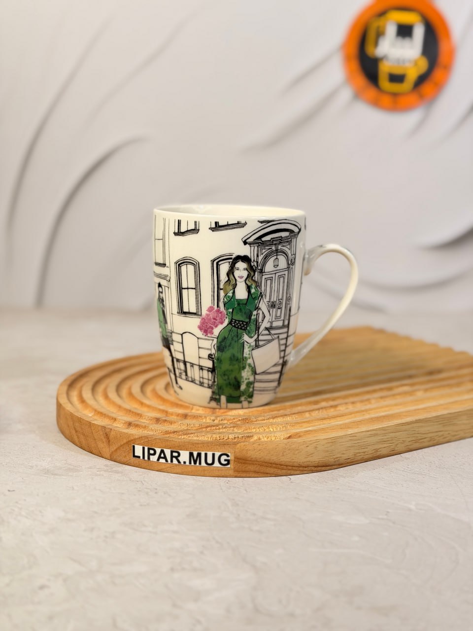 ماگ خمره ای انگلیسی کد 7628-008