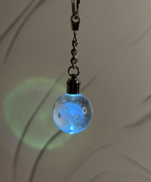 جاکلیدی کریستالی گرد شفاف کد 7635