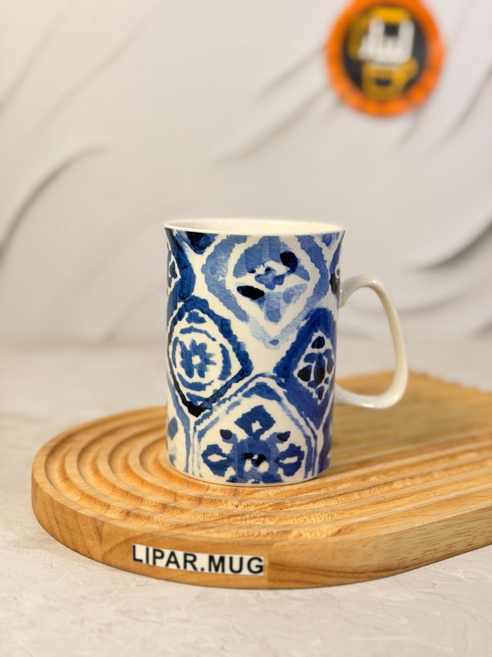 ماگ استوانه ای ابرنگی ابی کد 7624-005