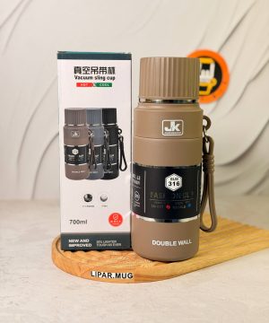 فلاسک استیل 700 میلی لیتر JK مدل Fashion Cup کد 7671