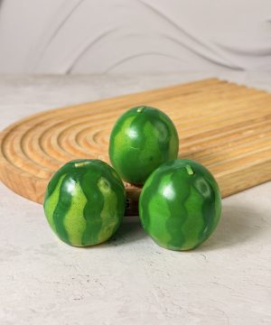 شمع فانتزی میوه ای بسته 3 عددی کد 7666