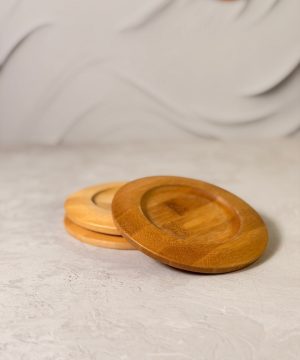 نیم ماگ سفید پاندا زیر بامبو گرد کد 7662