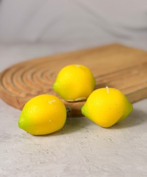 شمع فانتزی میوه ای بسته 3 عددی کد 7666