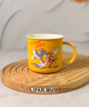 نیم ماگ طرح تام و جری کد 7664