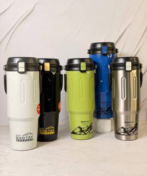 تامبلر کمپینگ دوحالته دسته روی درب 900میل شوتای SHOTAY کد SD-8168