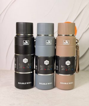 فلاسک استیل 1100 میلی لیتر JK مدل Fashion Cup کد 7708