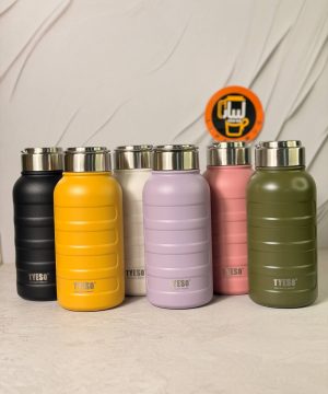 فلاسک شیار دار درب استیل تایسو TYESO درب پیچی 750 میل TS-8815