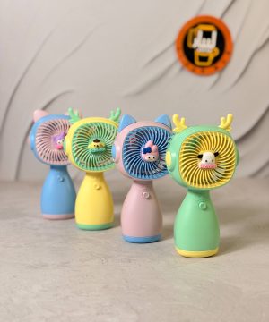 پنکه فانتزی شارژی طرح حیوانات کد 7686