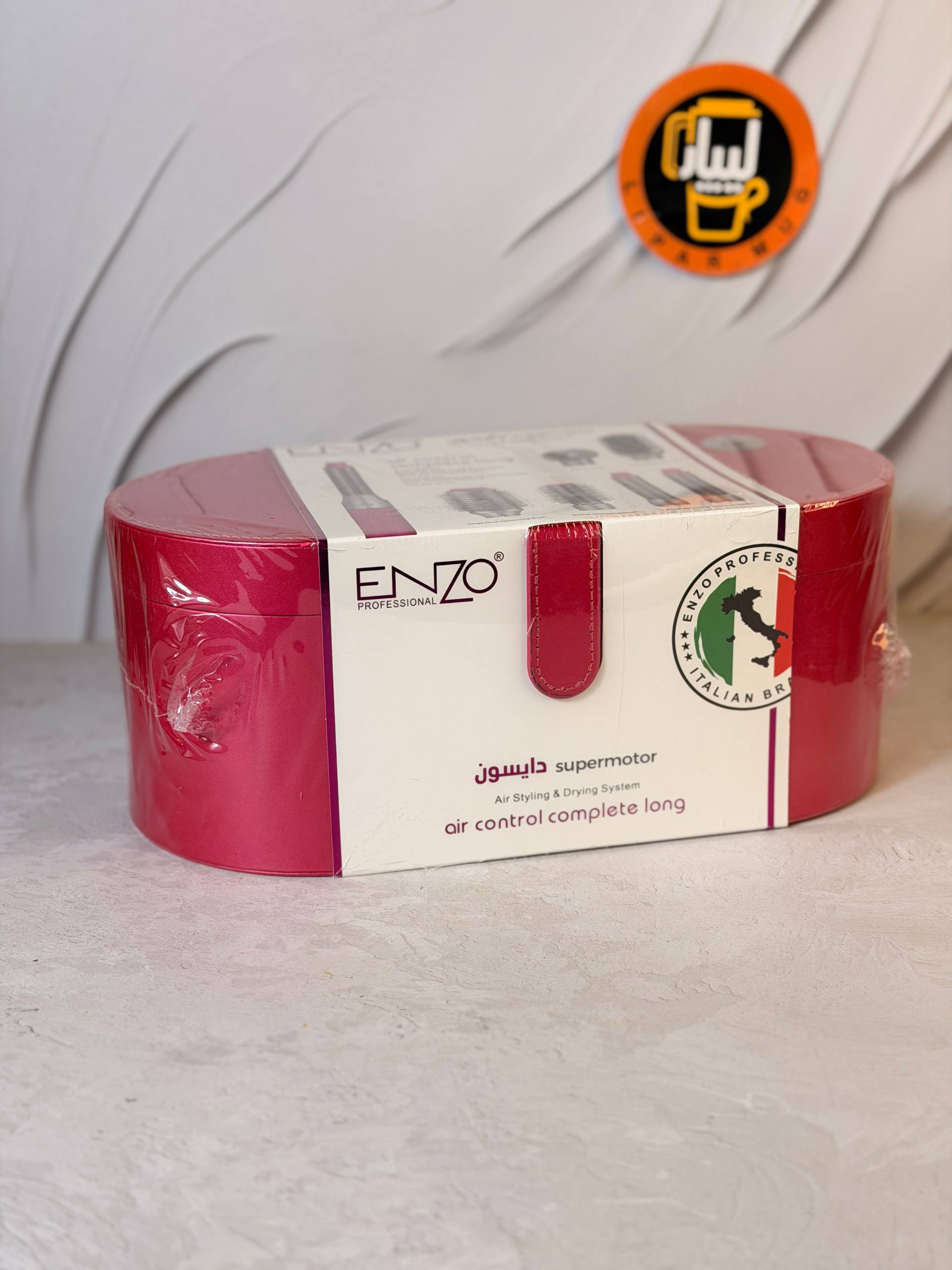 سشوار برس دار حالت دهنده مو انزو Enzo مدل EN-4133 با 6 سری
