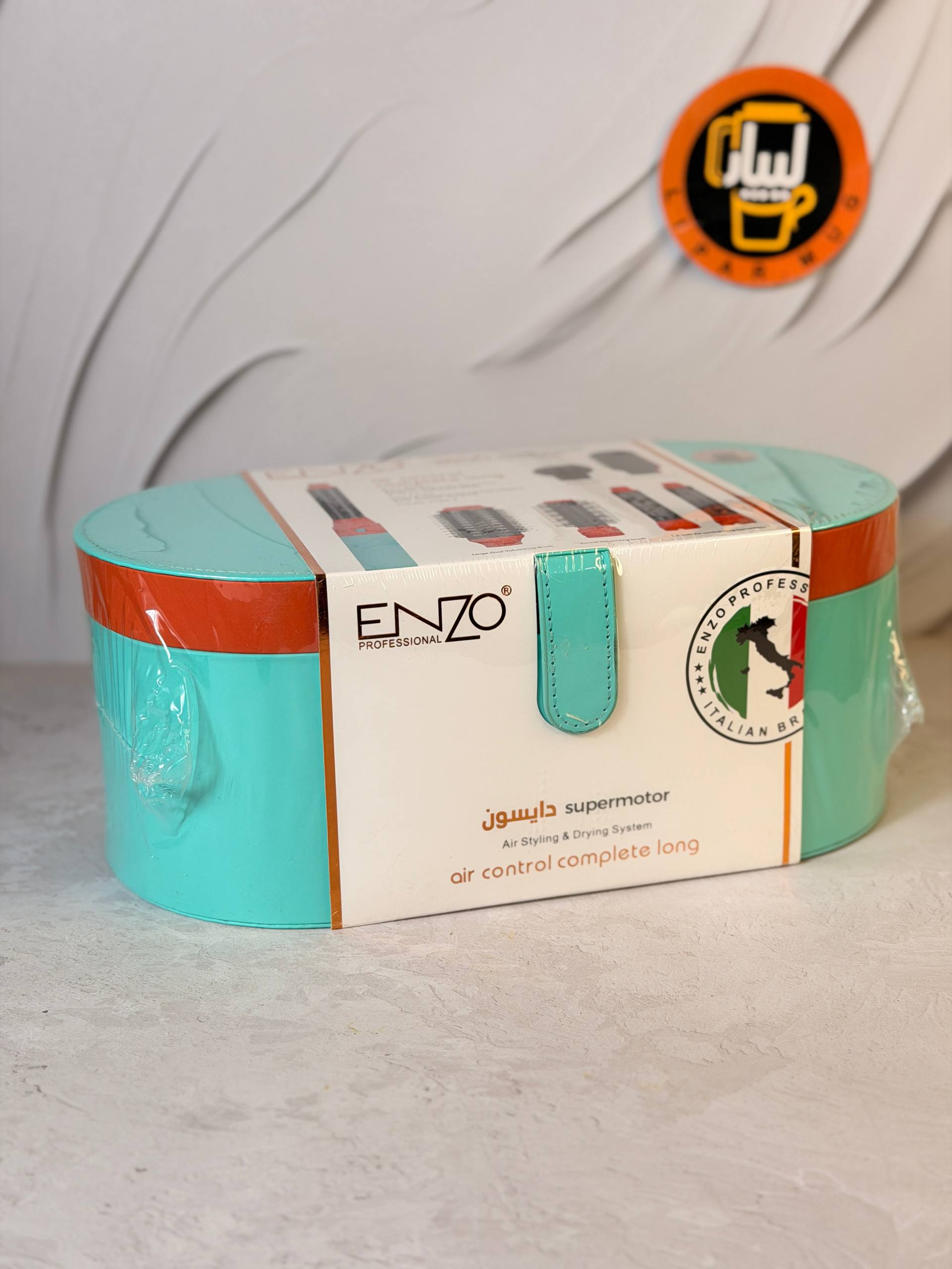 سشوار برس دار حالت دهنده مو انزو Enzo مدل EN-4133 با 6 سری