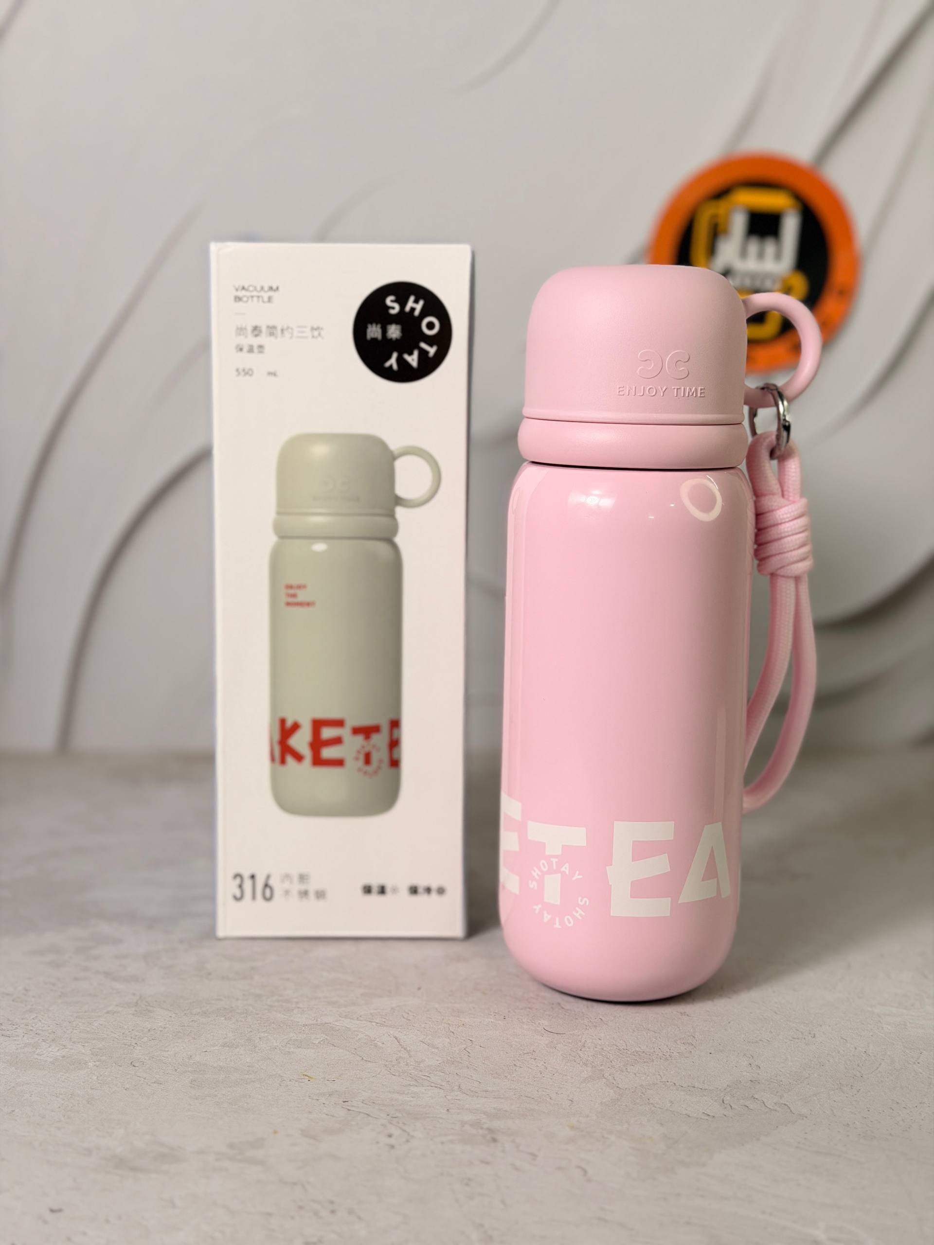 فلاسک MAKE TEA درب لیوانی SHOTAY کد ST-8906