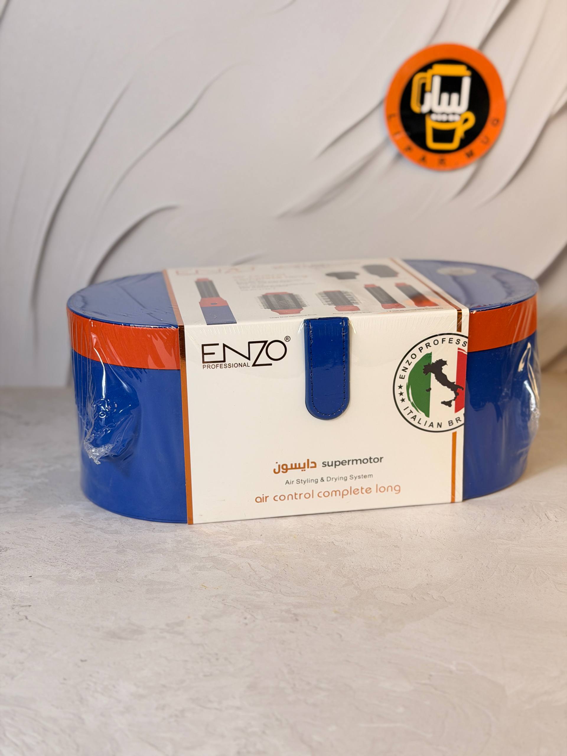 سشوار برس دار حالت دهنده مو انزو Enzo مدل EN-4133 با 6 سری
