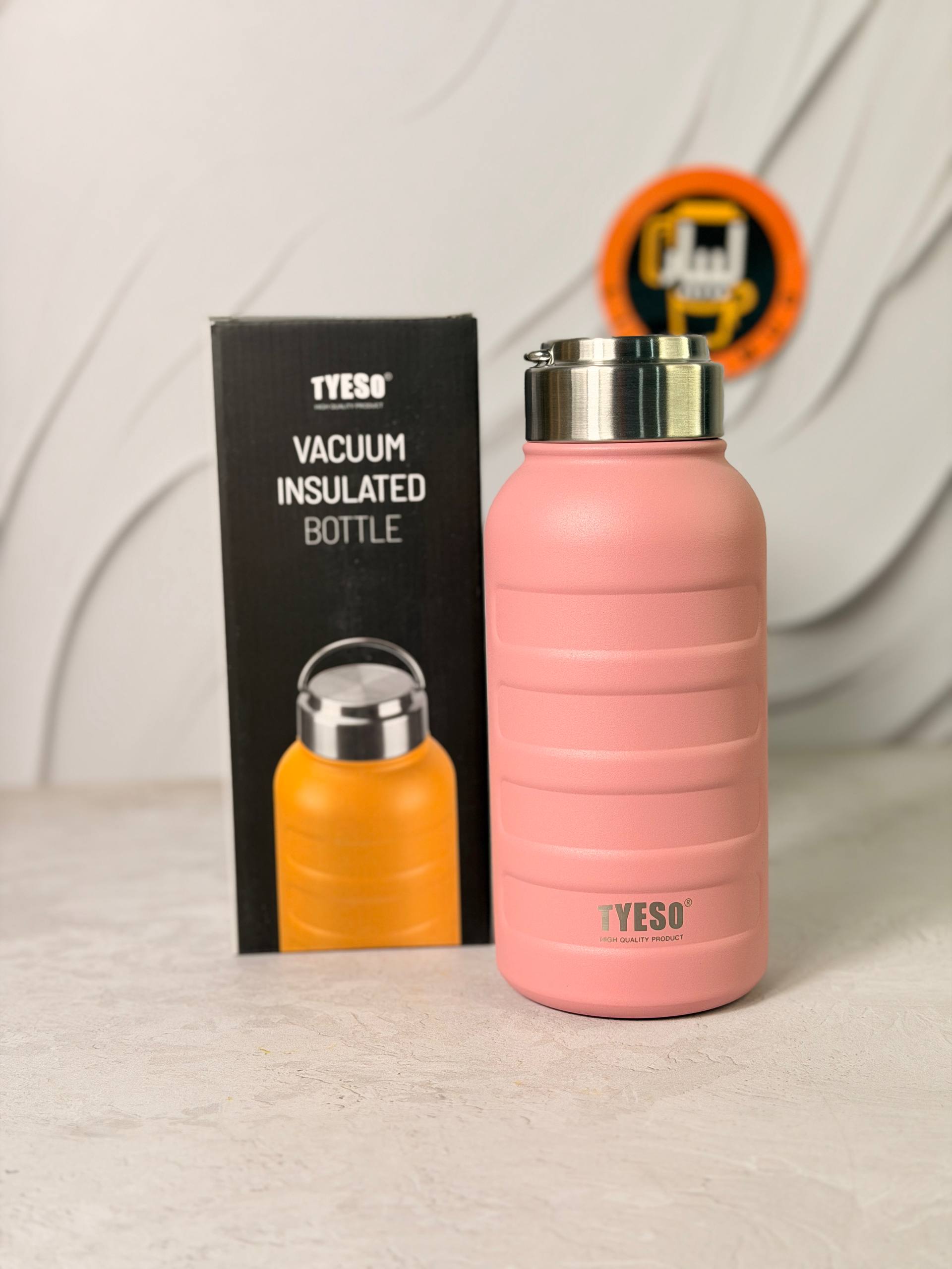 فلاسک شیار دار درب استیل تایسو TYESO درب پیچی 750 میل TS-8815