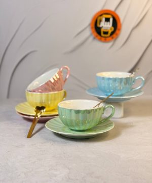 لاته خوری طرح انگلیسی هلوگرامی کد 7261