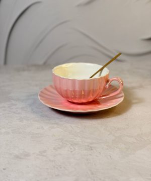 لاته خوری طرح انگلیسی هلوگرامی کد 7261